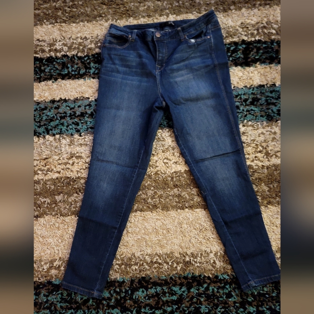 1822 Denim Skinny Jeans - Size 14/32 - Classic Wash